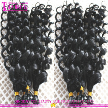 2016 Hot Sale Stick Tip Curly Hair Extensions Wholesale Price Very Natural Stick Tip Curly Hair Extensions